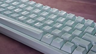 A Keychron Q16 HE 8K fully ceramic gaming keyboard