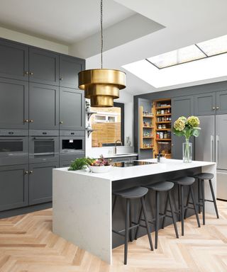 modern kitchen ideas go for grey