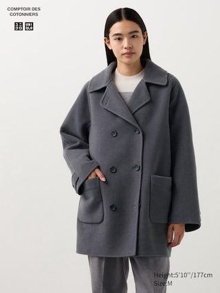 Uniqlo, Double Face Half Coat Relaxed