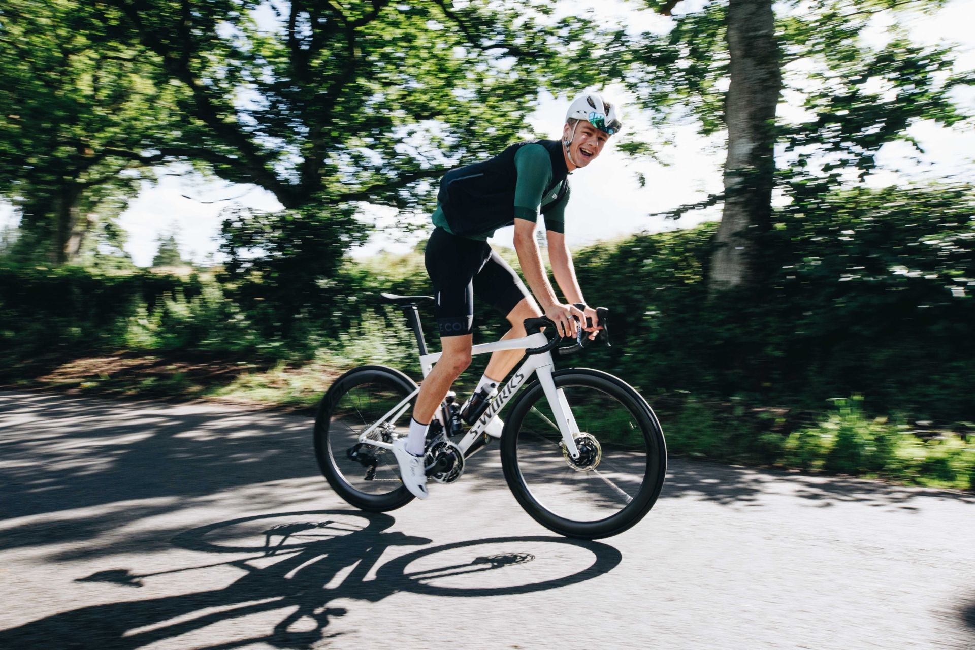 rider on Specialized sl8