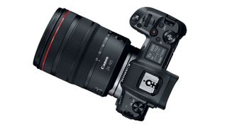Canon EOS R camera top down
