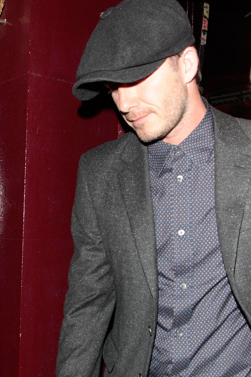 David Beckhams&#039; night out with James Corden