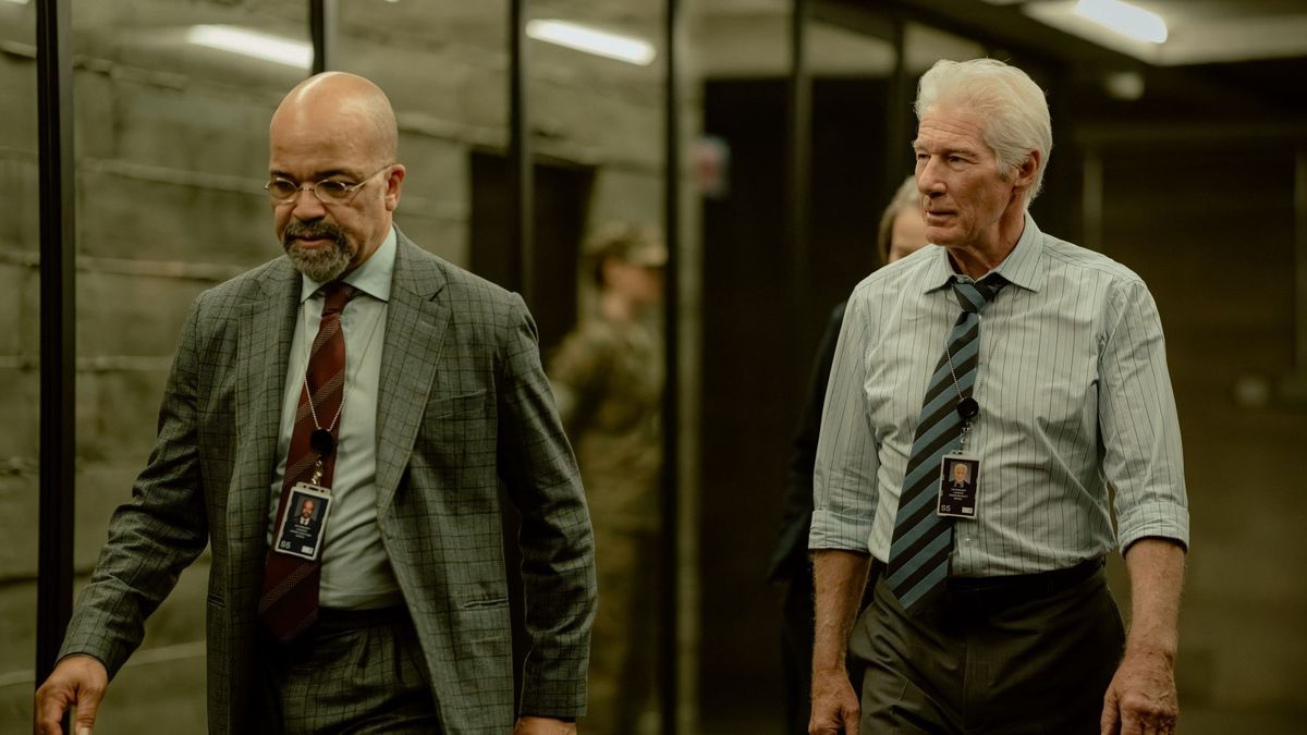 Jeffrey Wright and Richard Gere in The Agency