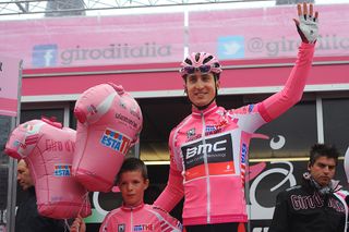 Taylor Phinney won the opening prologue of the 2012 GIro d'Italia, wearing pink for two days afterwards