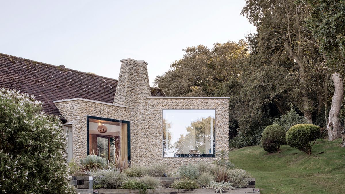 A Norfolk bungalow has been transformed through a deft sculptural remodelling
