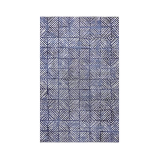 Urban Outfitters blue tile outdoor rug