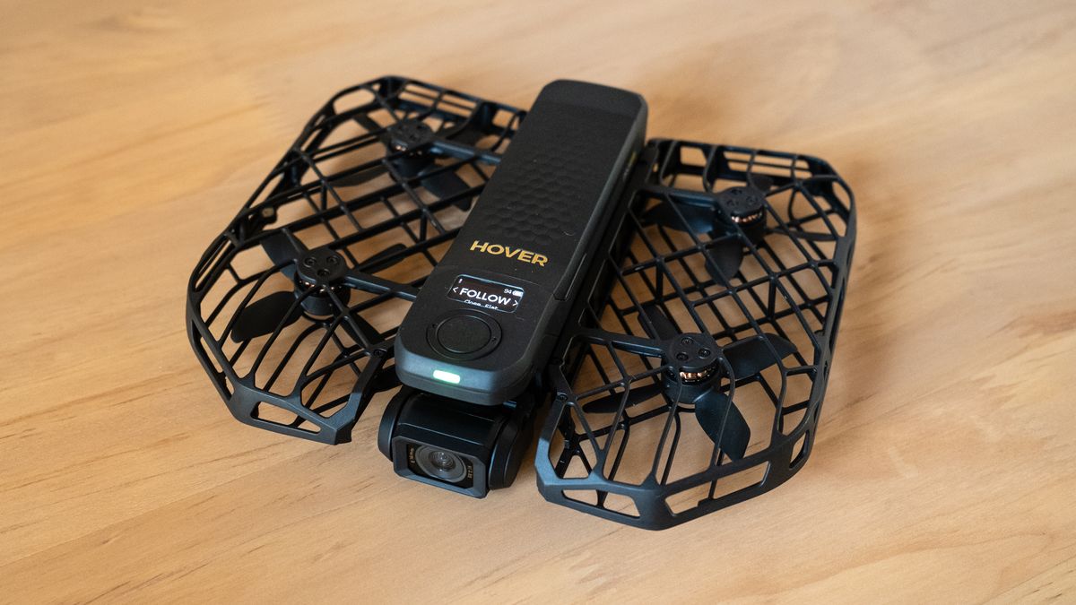HoverAir X1 PROMAX drone unfolded ready for flight