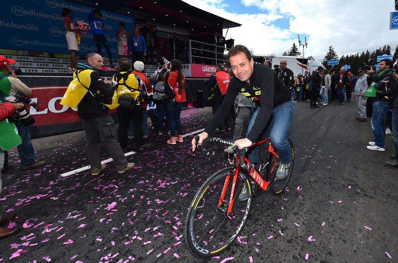 Katusha team boss Viatcheslav Ekimov after the stage