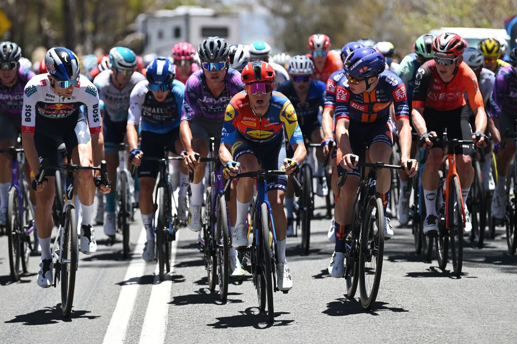 TANUNDA AUSTRALIA JANUARY 22 Juan Pedro Lopez of Spain and Team Lidl Trek competes during the 25th Santos Tour Down Under 2025 Stage 2 a 1288km stage from Tanunda to Tanunda 342m UCIWT on January 22 2025 in Tanunda Australia Photo by Dario BelingheriGetty Images