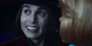 Johnny Depp as Willy Wonka in Charlie and the Chocolate Factory