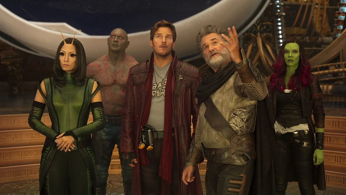 Star-Lord and Ego from Guardians of the Galaxy vol. 2
