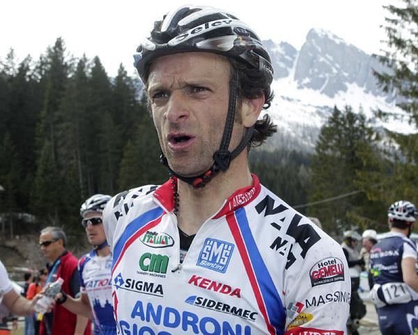 Michele Scarponi (Androni Giocattoli) after the finish of stage two.