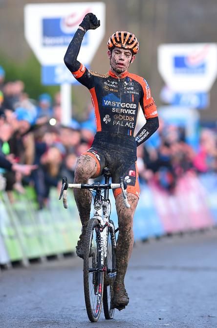 Wout Van Aert (Vastgoedservice-Golden Palace) wins the GP Sven Nys