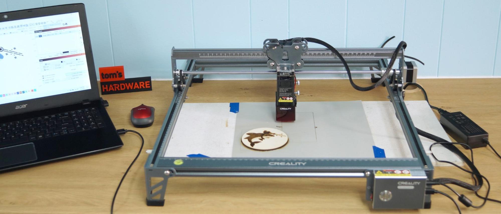 40W Creality Falcon 2 Laser Cutter / Engraver (Cuts Wood In One Pass With  Ease) 