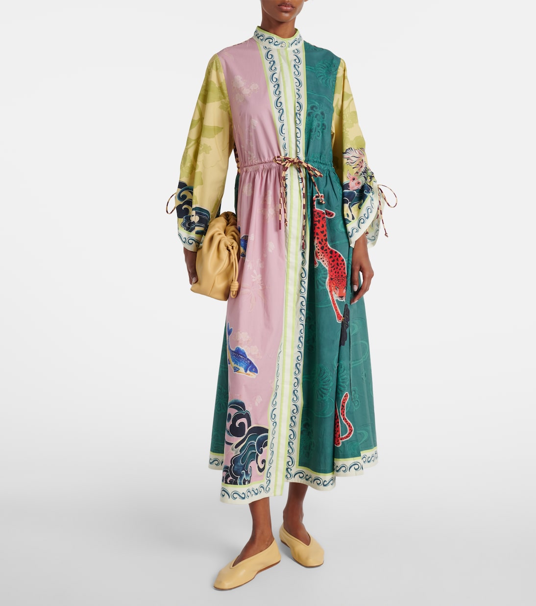 Rochester Printed Cotton Shirt Dress