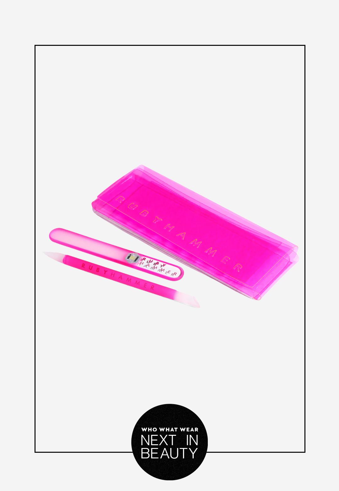 Ruby Hammer Neon Nail File