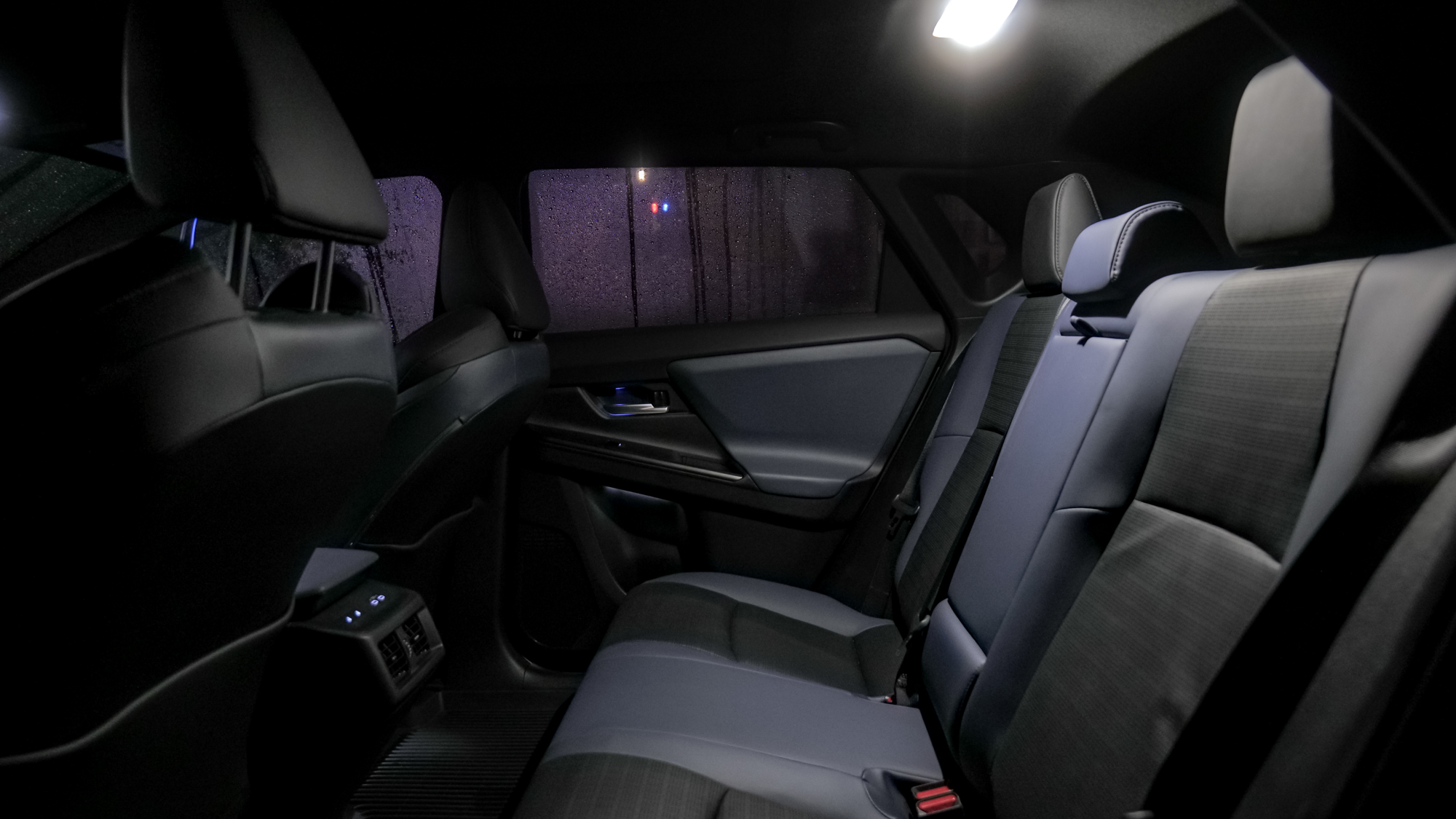 2026 Subaru Solterra back seats.