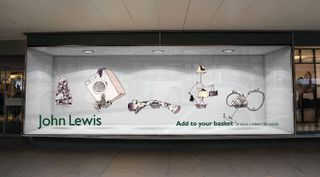 John Lewis: A Mug and a Rug. Cade Featherstone and Jenna Jovi celebrated the diversity of our online and offline lives with an eye-catching window display.