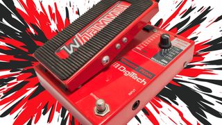 DigiTech Whammy WH-1 on a red, black and white background