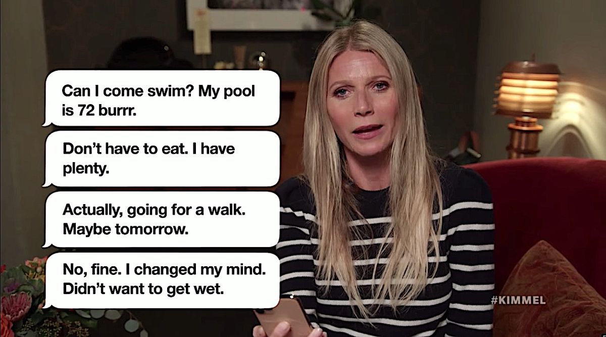 Watch celebrities read real text messages from their moms for Jimmy
