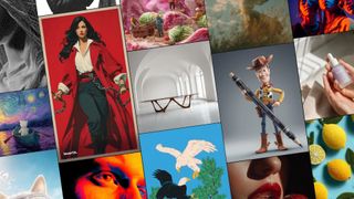 Section of Midjourney's 'Explore' page