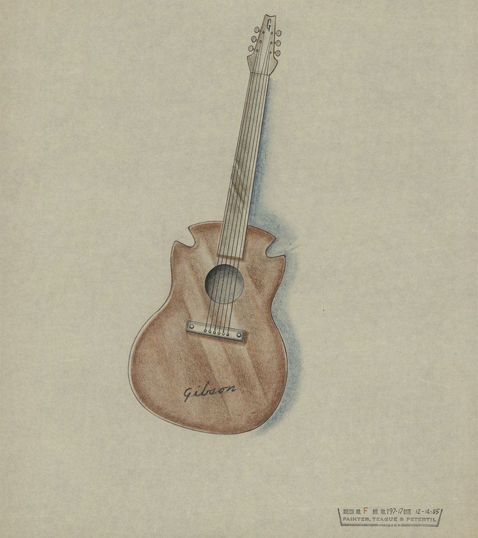 Gibson 1950s PTP guitar designs