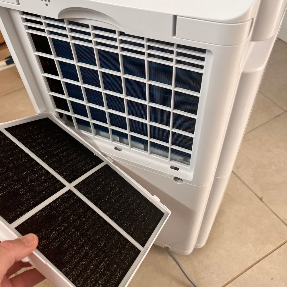 Wessex 20L Dehumidifier air inlet