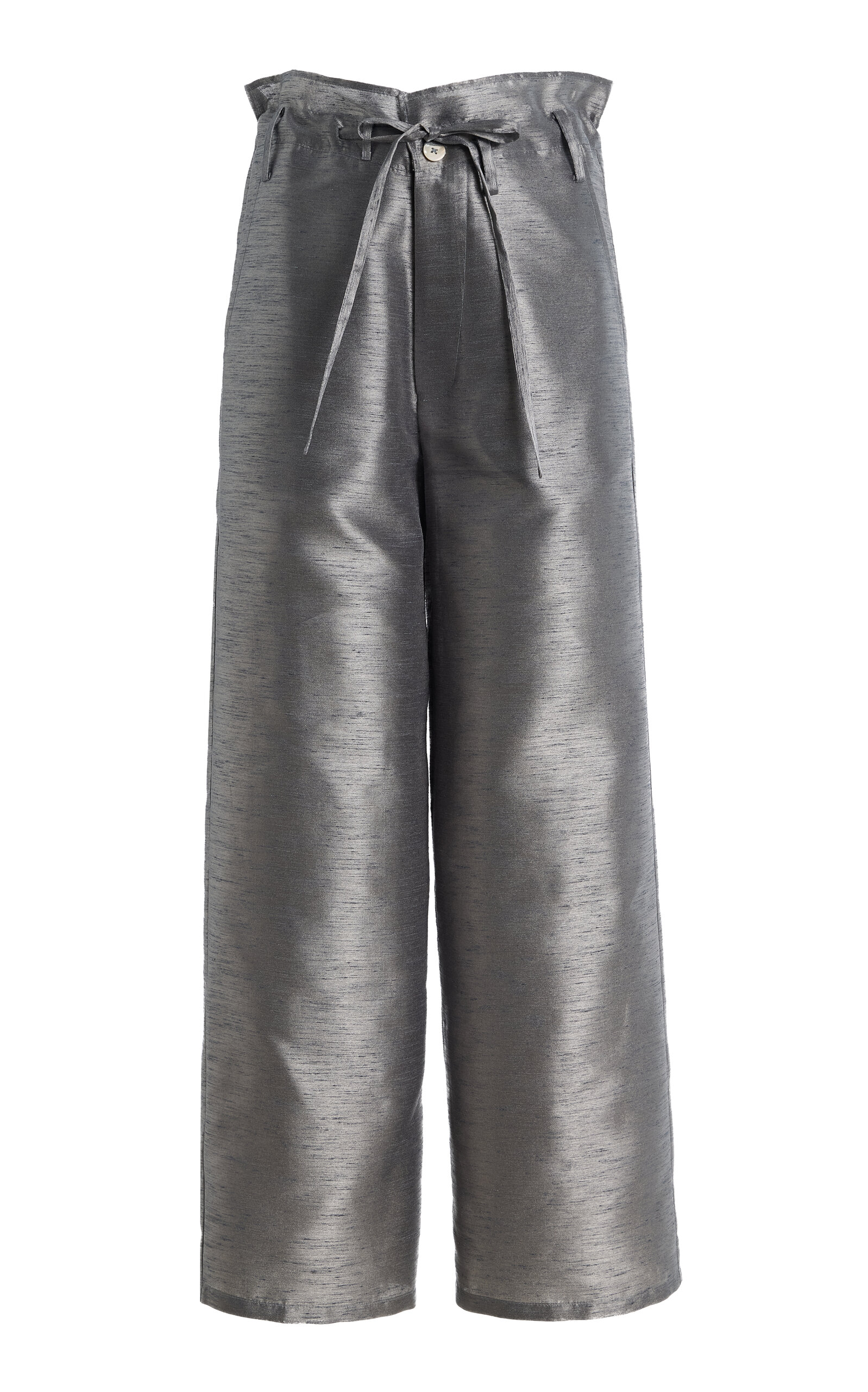 Dupioni Straight Leg Pants