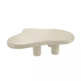 white cloud-shaped coffee table