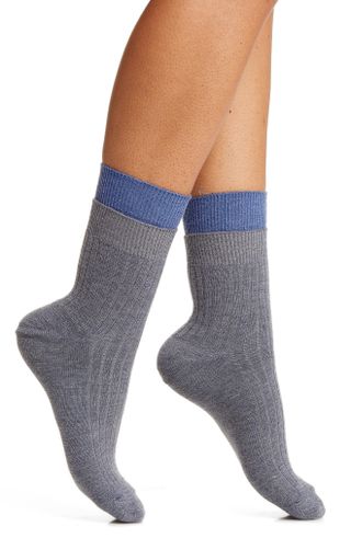 Assorted 2-Pack Layered Look Crew Socks