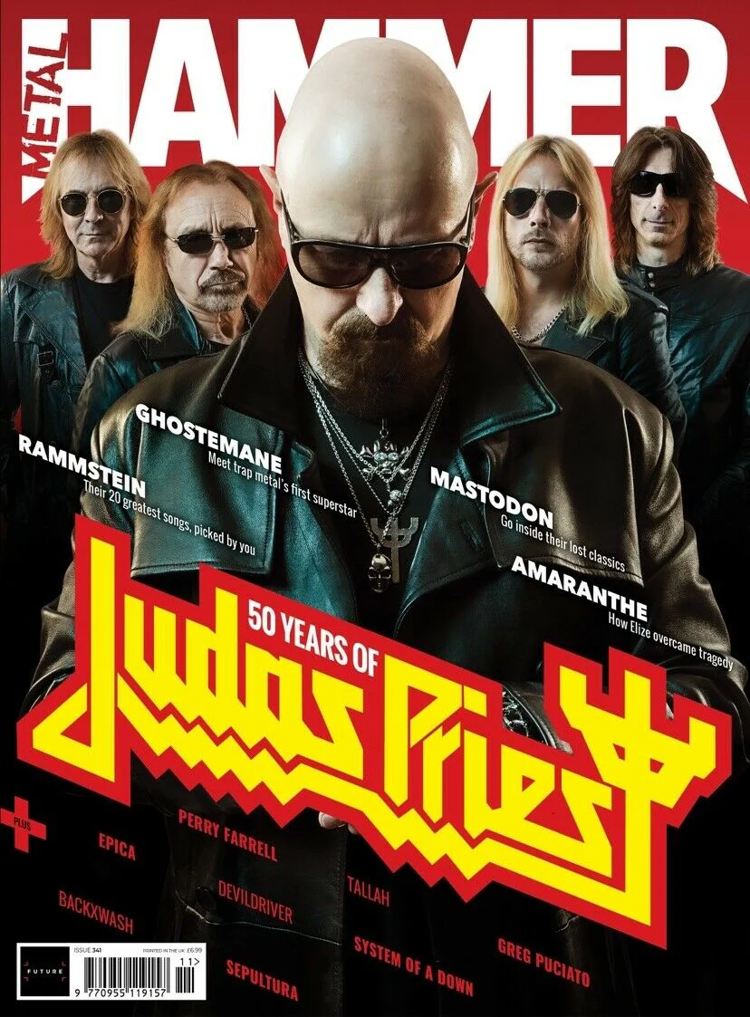Metal Hammer issue 341 cover, featuring Judas Priest