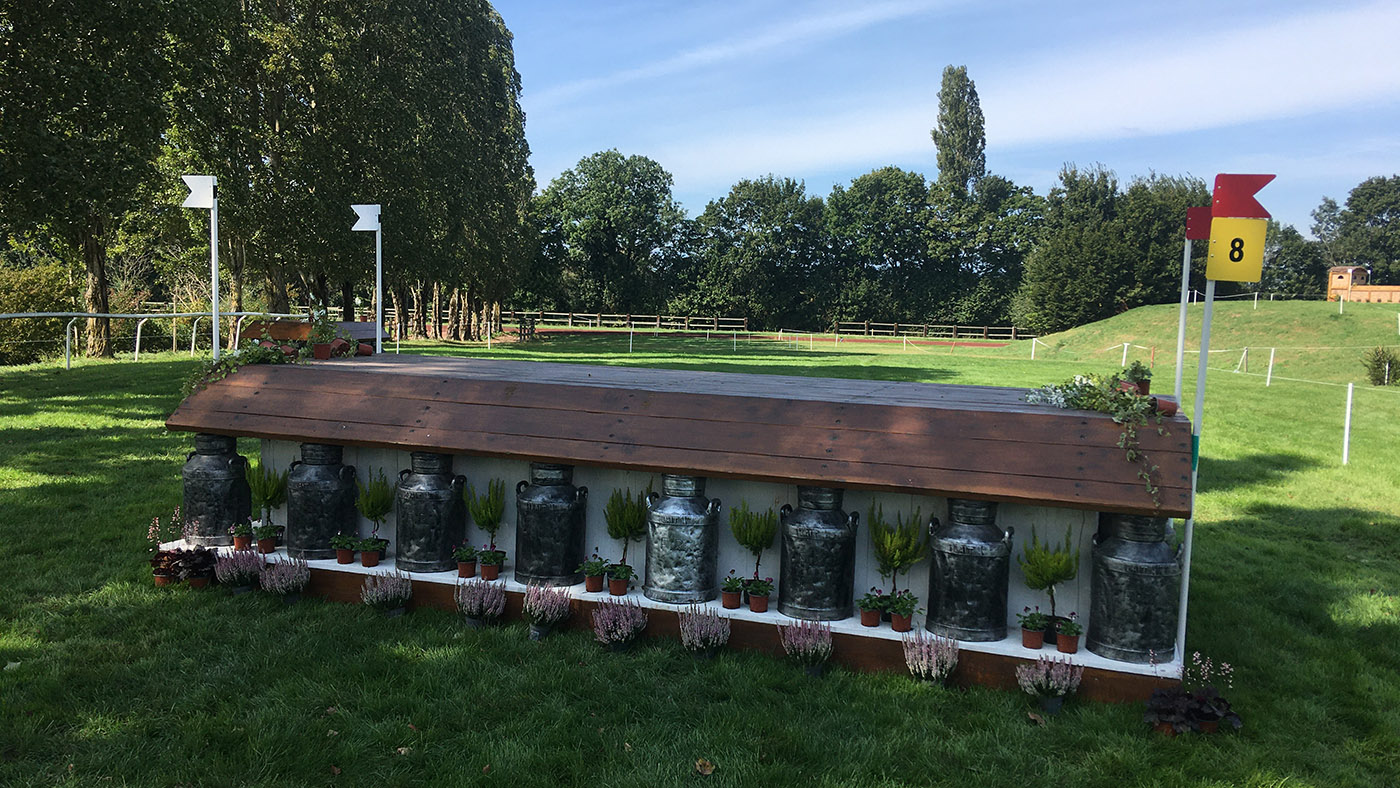 European Eventing Championships cross-country course 2021: fence 8
