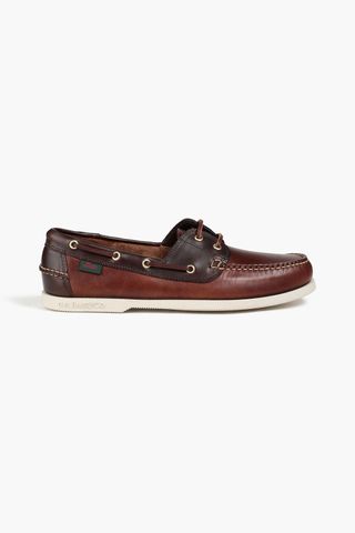 Jetty Ii Two-Tone Leather Boat Shoes