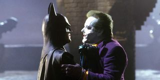 Michael Keaton and Jack Nicholson in Batman