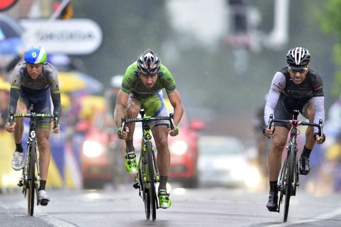Peter Sagan and Fabian Cancellara could not match the pace of Boom and Nibali