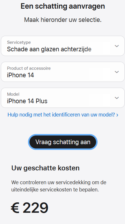Apple reparatie
