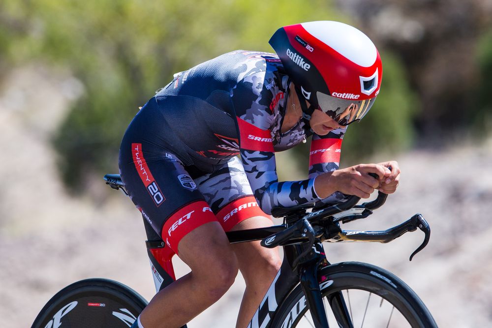 Jasmin Duehring (Team Twenty 20/Sho-Air) during stage 3 of the Tour of The Gila