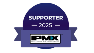 The purple IPMX supporter sticker. 