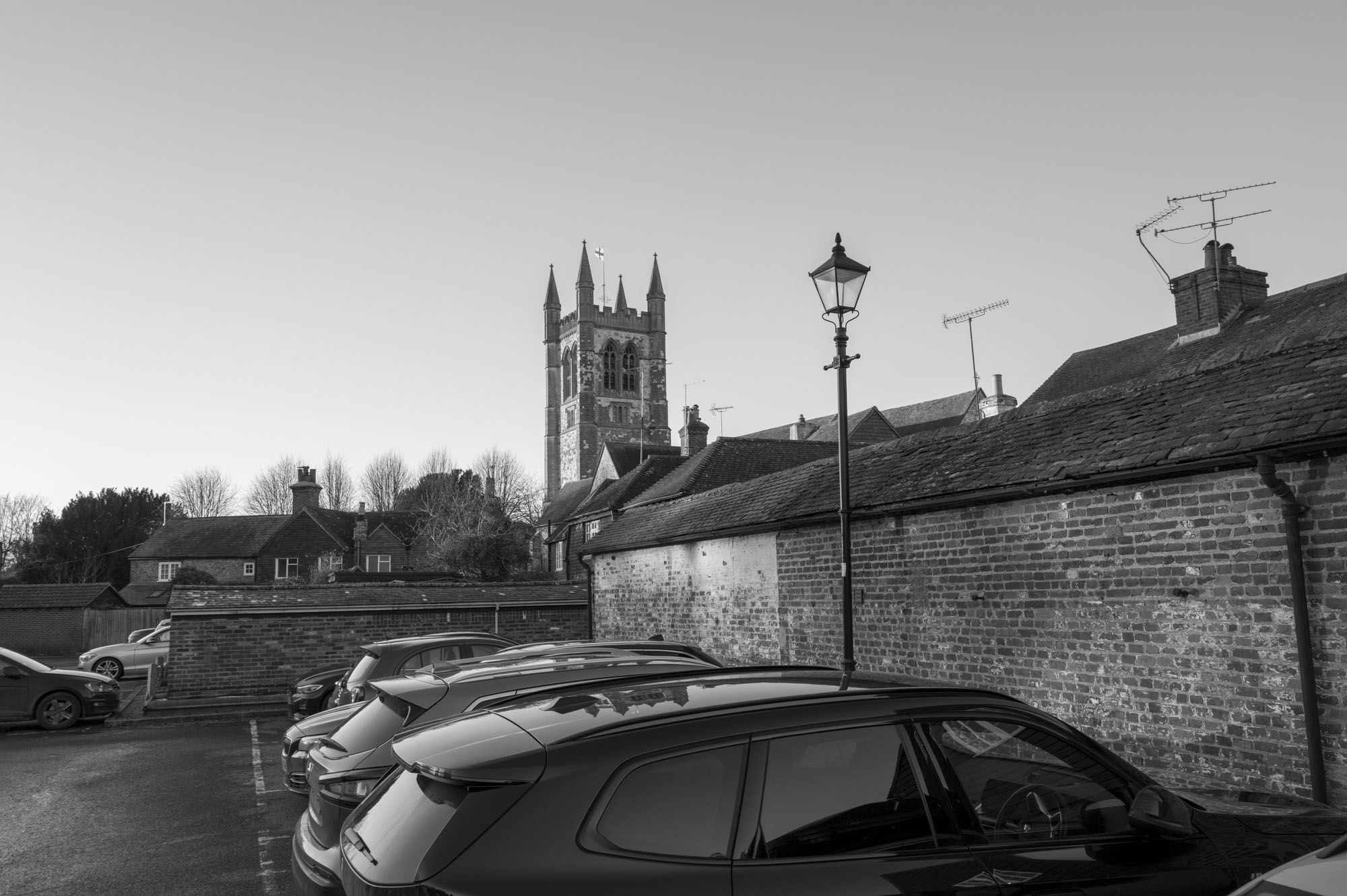 Leica Q3 Monochrom sample gallery: an old church