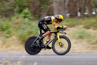 Rohan Dennis on his time trial bike