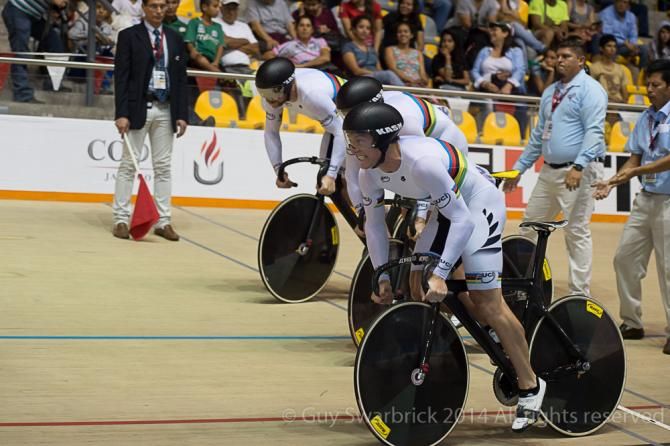 The World Champions start their sprint effort