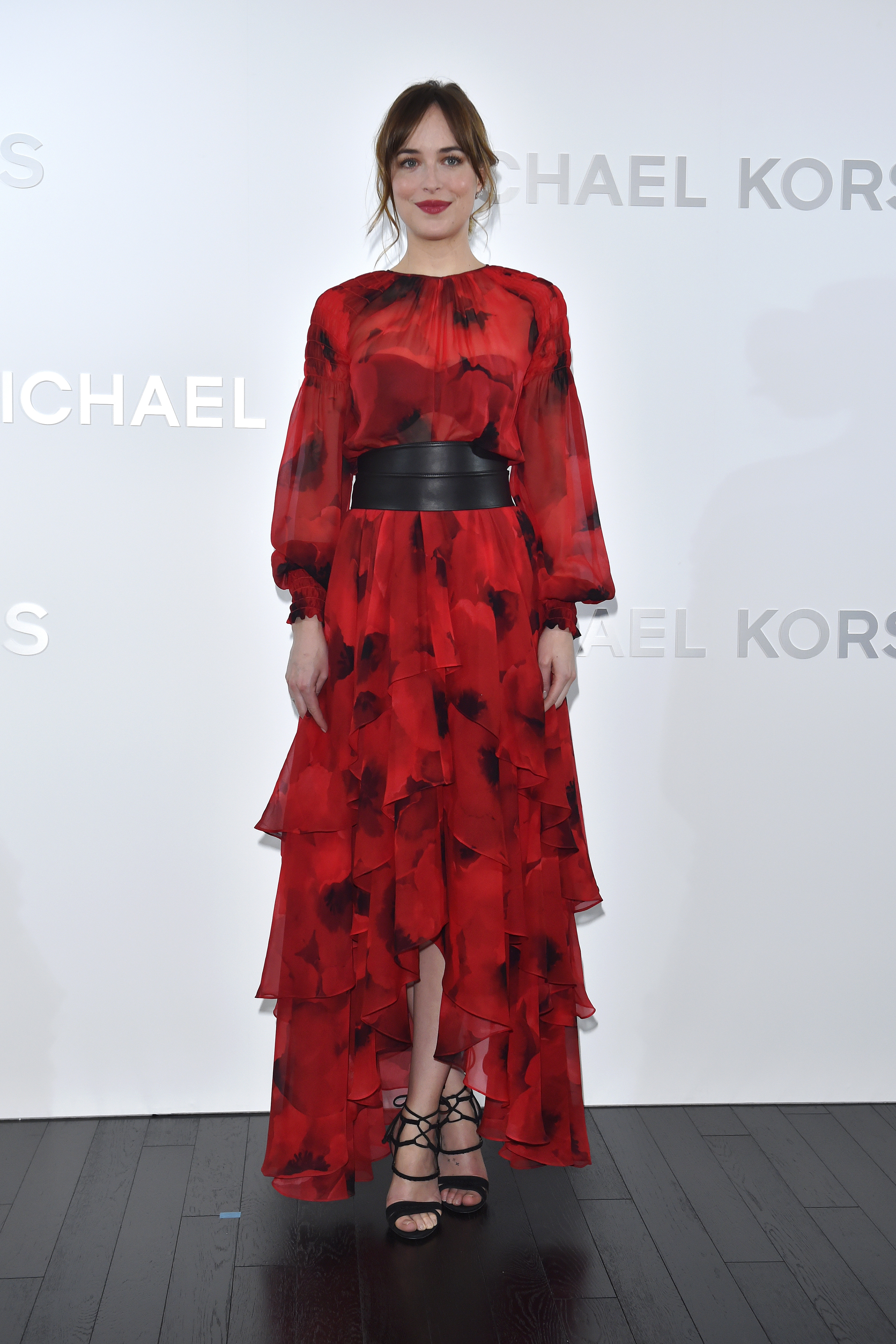Dakota Johnson attends the opening event for the Michael Kors Ginza Flagship Store on November 20, 2015 in Tokyo, Japan. (Photo by Koki Nagahama/Getty Images for Michael Kors)