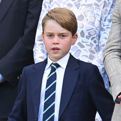 Prince George of Cambridge attends the Men's Singles Final