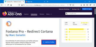 Firefox install Foxtana extension