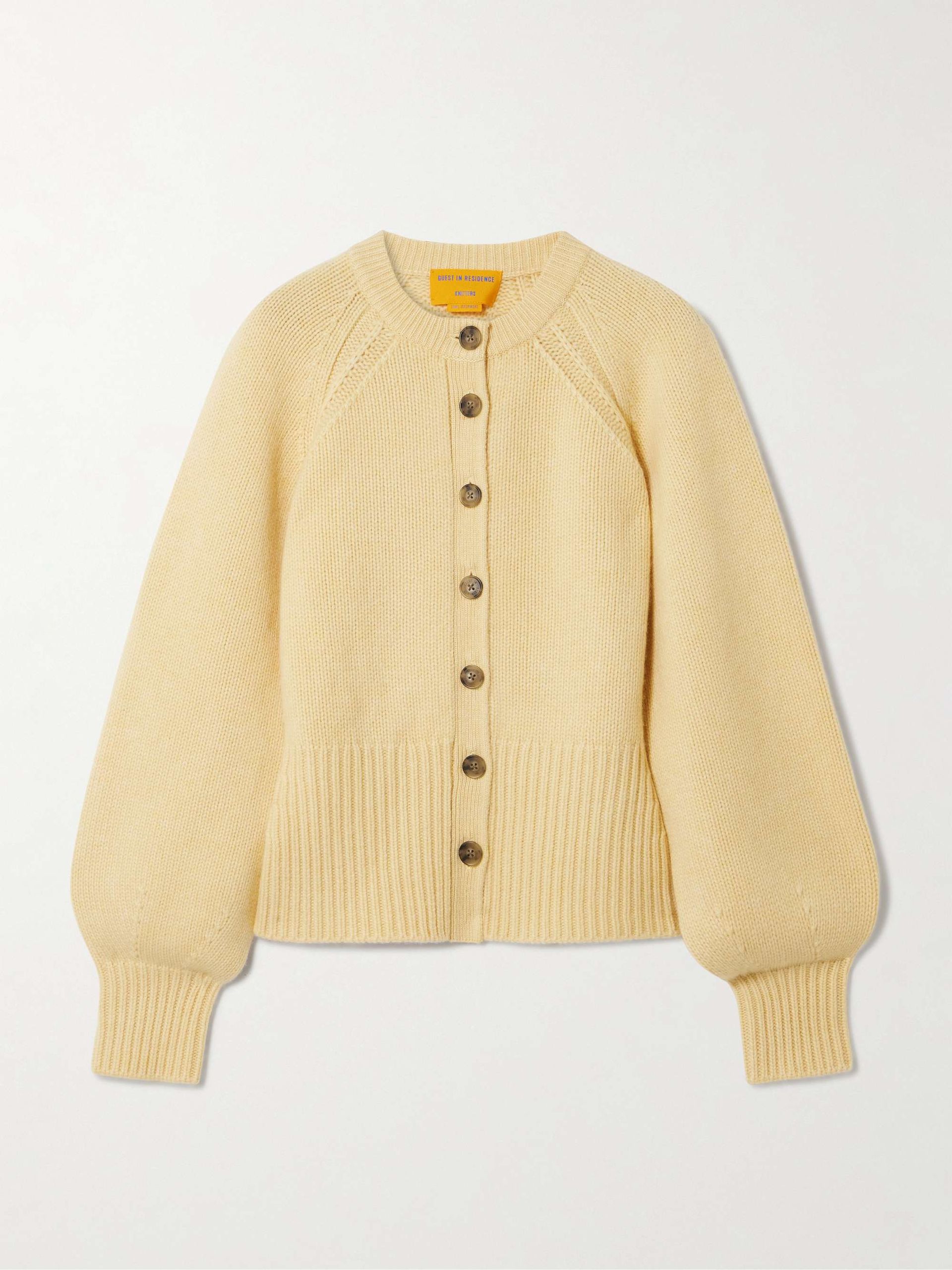 Sculpted Cashmere Cardigan
