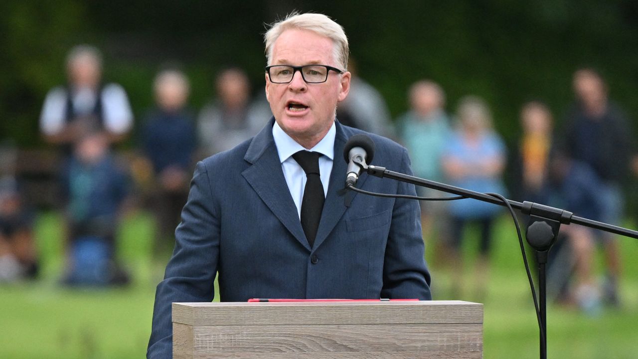 Keith Pelley talking after the BMW PGA Championship at Wentworth