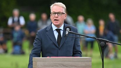 Keith Pelley talking after the BMW PGA Championship at Wentworth