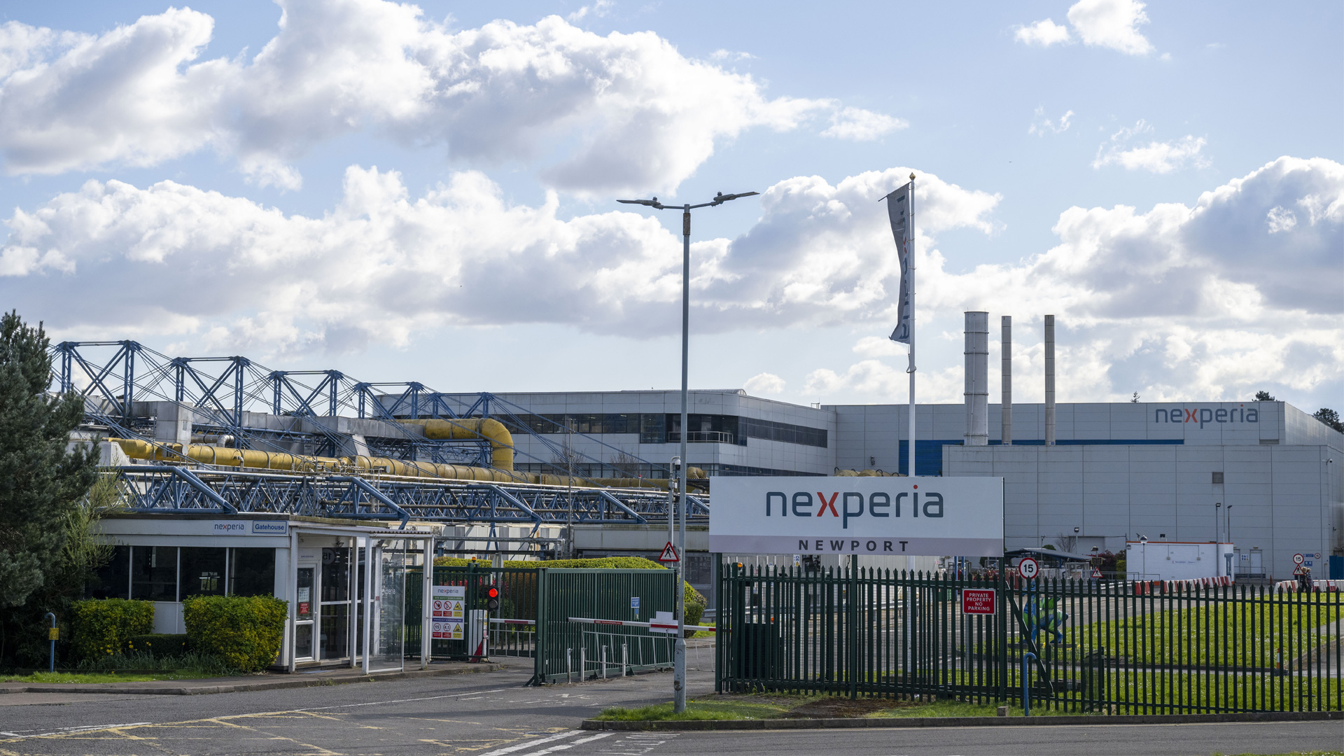 Nexperia factory in Newport.