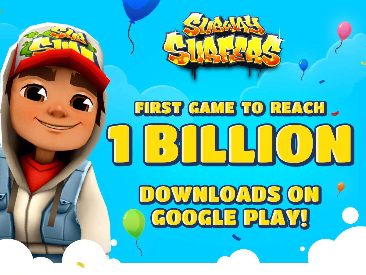 Subway Surfers is the first game to hit 1 billion downloads on the Play  Store | Android Central