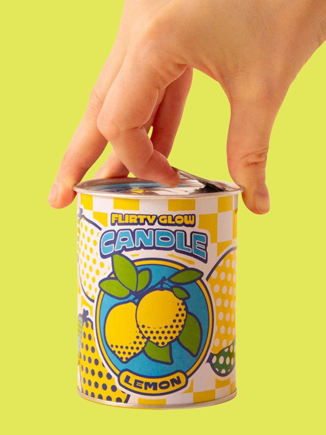 A lemon scented candle from Seletti